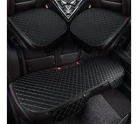 zjxcnb Cojín Asiento Coche para BMW X1 E84 2009-2015, Suave Cojín Asiento Funda Transpirable Protector Asiento Delantero Trasero Accesorios,X/Black-3 Pieces