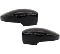 zjxcnb Cubiertas Espejo Retrovisor para Ford Kuga Ecosport 2013-2019, Retrovisor Tapas Retrovisor Coche Espejo Lateral Carcasa Visión Trasera,Schwarz