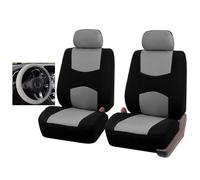 zjxcnb Funda Asientos Coche para Suzuki Samurai Jimny Ignis SX4 Grand Vitara Equator Across Wagon, Juegos De Cubreasientos Antideslizante Protector Interior Accesorios,X/Grey