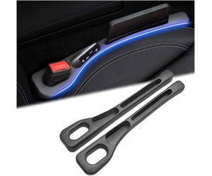 zjxhnb 2 Piezas Relleno de Huecos Asiento Coche para Porsche 911 Targa 4 GTS 992 Turbo S 911 GT3 Touring 992 GT3 RS 911 S/T, Organizador Almacenamiento Tapón Espacio Bloqueador Interior Vehículo