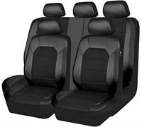 zjxhnb 9 Piezas Coche Funda Asiento para Audi A3 S3 RS3 RS 3 8Y 8YA 8V 8P 8PA 8L 8LA Sportback, Impermeables Juegos de Cubreasientos Interior Protectores Accesorios,A/Black