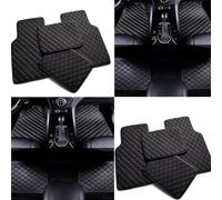 zjxhnb Alfombrillas Coche para Renault Laguna III Hatchback 2007-2015, Juego Completo Impermeable Antideslizante Resistente Polvo Protección Moqueta Esterillas,A/Black