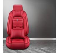 zjxhnb Funda Asiento Coche para BMW X5 E70 (5seats), Cuero Impermeable y Transpirable Cubreasientos Completa Delanteros y Traseros Accesorios,Red-Luxurious