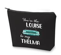 ZJXHPO Programa de televisión Inspire Regalo de viaje por carretera Hermana Bolsa de cosméticos You The Louise To My Thelma Bolsa con cremallera, BL Louise To Thelma, 23.5*17 cm