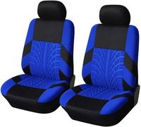 zjxmnb 5 Asientos Funda Asiento Coche para Mercedes Citan Tourer 2022 2023 2024 2025, Coche Cubreasientos Cómodo Transpirable Seat Cover Protectores Accesorios,R/Blue-2 Seats