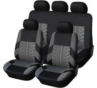 zjxmnb 5 Asientos Funda Asiento Coche para Mercedes Citan Tourer 2022 2023 2024 2025, Coche Cubreasientos Cómodo Transpirable Seat Cover Protectores Accesorios,R/Grey-5 Seats
