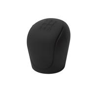zjxmnb Funda Palanca Pomo Cambios Coche para Fiat 500 / 500E / 500L / 500X / 500 Abarth/Croma/Doblo/Fiorino, Protector Cubierta De Perilla Palanca Marchas Cambios Coche Silicona,Black