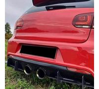 zjxtnb Alerón Trasero Coche para V W Golf 6R Mk6 R 2012 2013 2014, Aleron Maletero Coche Cola Lip Techo Traseros ala Difusor Labios Accesorios DecoracióN