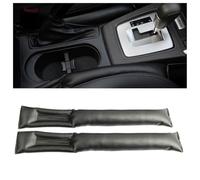zjxwnb 2 Piezas Relleno Huecos Asiento Coche para Volkswagen VW Passat CC Arteon ID.4 ID.5 Bora Jetta Golf Cross Golf, Cojín Tapón de Espacio Antideslizante Accesorios Interiores Seguro,Black