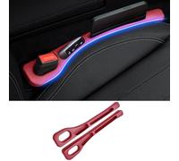 zjxwnb 2Pcs Relleno Huecos Asiento de Coche para Mini One 3-Door F56 2014-2020, Relleno Espacio Automóvil Vehicle-Mounted Gap Leak-Proof Filling Strip,A/Red