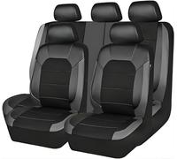 zjxwnb 9 Piezas Coche Fundas Asientos para VW ID.4 / ID.4 CROZZ/ID.5 Coupe SUV 2021-2023, Asientos Coche Impermeable Transpirable Protección Total Accesorios Interiores,A/Grey