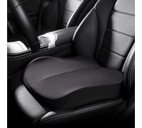 zjxwzm Cojín de Asiento de Coche para Audi Q4 E-Tron 2019 2020 2021 2022 2023 2024+, Cojín Antideslizante Alivia Presión de Cadera Protector Cojin,A Black