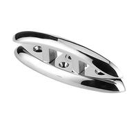 Zjythocyber 5in Folding Flip Up Cleat, Stainless Steel Dock Cleat, Spring Loaded Pop Up Deck Cleat with Flush Mount Design for Marine Boat Mooring Accessories, Corrosion Resistant 316 Stainles