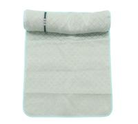 Zjythocyber Kühlmatte für Hunde im Sommer mit Kissen, tragbare kühlende Schlafmatte für Haustiere, extragroßes, atmungsaktives und weiches Bett mit Nackenstütze für Kleine bis mittelgroße