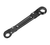 Zjythocyber Llave de fontanería de doble extremo, llave de tubos con mordaza ajustable de 15/16 pulgadas y 5/8 pulgadas, herramienta profesional para fontaneros, fabricada en acero resistente