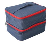 Zjyufy Estuche de tocador, organizador de esmalte de uñas, suministros de tecnología de uñas con capacidad para 30 botellas (0.5 onzas líquidas) para lámpara de uñas de manicura, estuche de