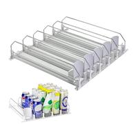 Zjyufy Organizador de nevera para latas, dispensador automático con capacidad para 25 latas, cocina, supermercados, armario