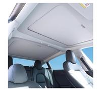 ZJYZYQ Parasoles Ventanas Parasol Retráctil para Techo Coche Visera Techo Cristal Delantera Y Trasera para Tesla para Model 3 para Highland 2024 2023 Parasol Coche