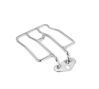 ZJYZYQ Soporte Portaequipajes Motocicleta para XL para Sportster 2004-2019 Estante Soporte para Portaequipajes Trasero Cromado Negro para Motocicleta Estante Carga Equipaje Trasero(Chrome)