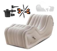 ZJZFL Cama Inflable Sillón reclinable para Sentarse y acostarse,H-Electric1