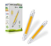 ZJZG R7S LED 118mm Regulable Bombilla,20W COB LED Equivalente a 200W Halógena lámpara,Blanco Frio 6000k 2000LM,sin parpadeos,ángulo de emisión de 360 °,AC 220V-240V,2 Piezas