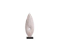 ZKALQECNF Adorno de Escultura Madera Decorativo Abstracto for Sala Estar, TV, gabinete, decoración artística Pantalla(Blanco)