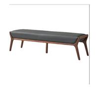 ZKALQECNF Banco de Pie de Cama Nuevo Banco de Noche de Madera Maciza for Dormitorio Chino, Banco for guardarropa, Banco for Zapatos, sofá de Cuero Simple, Banco Largo Banco de Dormitorio(Grande)
