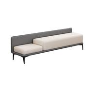 ZKALQECNF Banco de Pie de Cama Taburete de cabecera, Sencillo y Moderno, Banco de Noche, Banco Creativo for Dormitorio, Banco for Zapatos de Entrada, Banco de sofá Largo Banco de Dormitorio(Grey)