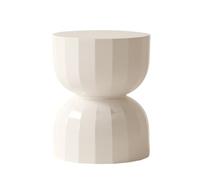 ZKALQECNF Centro Mesa Auxiliar for sofá, Mini Mesa Redonda, pequeña de Almacenamiento, mesita Noche for Dormitorio, Esquina for Sala Estar Café(Blanco)