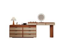 ZKALQECNF Escritorio de Maquillaje Estilo Vintage con gabinete Seis cajones Dormitorio