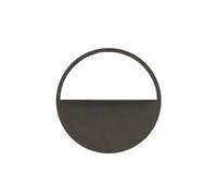 ZKALQECNF Estantería de Pared, Unidad de Almacenamiento y exhibición de Pared de Hierro Forjado(Negro)