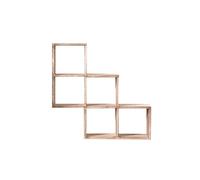 ZKALQECNF Estantería Gabinete de Almacenamiento de Pared Estantes flotantes de Estilo Chino(A)