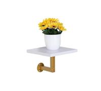 ZKALQECNF Estantes flotantes Cuadrados Estante de Pared de Estilo Compacto for Objetos pequeños(Blanco)