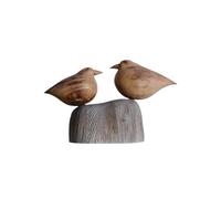 ZKALQECNF Figura de pájaro Madera Creativa, decoración Retro for Sala Estar, Mueble TV, Escultura Hecha a Mano Pantalla