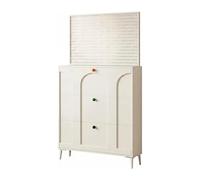ZKALQECNF Gabinete de Zapatos inclinable, Entrada del hogar, Puerta Delgada, Consola, Estante for Dormitorio