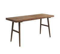ZKALQECNF Mesa de Escritorio Escritorio de Madera Sencillo for Oficina en casa, Resistente y Moderno, for Ordenador portátil, Color Nogal Escritorio de Oficina(S)