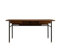 ZKALQECNF Mesa de Escritorio Escritorio de Oficina en casa 65" con cajones for Escribir, estudiar y Jugar: estación Trabajo Robusta espaciosa for PC portátil Escritorio de Oficina