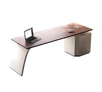 ZKALQECNF Mesa de Escritorio Escritorio Ejecutivo Grande con Espacio de Almacenamiento, Mesa Escritura Madera, Muebles Oficina Tomas Corriente Escritorio de Oficina(S)