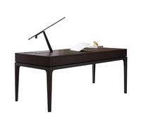 ZKALQECNF Mesa de Escritorio Escritorio Moderno con cajones Ocultos y estación de Carga, Mueble Oficina Madera Maciza, Estructura Acero al Carbono Escritorio de Oficina(S)