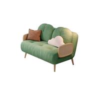 ZKALQECNF Relajación Sofá Cama Plegable con Respaldo Ajustable y sillón Convertible. Diseño Compacto, Ideal for dormitorios Salas de Estar Dormir(Green,120cm)