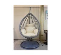 ZKALQECNF Silla de ratán Sillas Colgantes, Balcones, Columpios For El Hogar, Cestas For Adultos, Sillas De Ratán, Hamacas For Interiores, Mecedoras, Patios Al Aire Libre Sillón de jardín