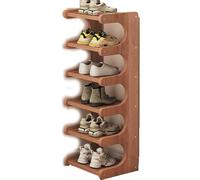 ZKALQECNF Zapatero de Esquina for Pared, Estilo Estrecho, Multicapa, for Puerta de Entrada, Ahorra Espacio Dormitorio(Medio)