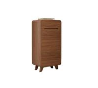 ZKALQECNF Zapatero Moderno de una Puerta marrón con cajones, Independiente, for apartamento pequeño, Organizador Zapatos Dormitorio