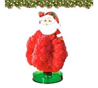 Zkaoai Árbol de Navidad mágico creciente,mini árbol de Navidad artificial,árbol de papel mágico,muñeco de nieve, de cría de cristal para niños,juego de cría y juguetes de cristal DIY Instrucciones