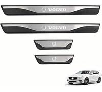 ZKAYHGG 4 Piezas Tira de Umbral Acero Inoxidable para Volvo EX90 2023 2024 2025, Protector Puerta Antiarañazos Antidesgaste Decoración Estribos