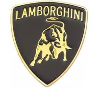 ZKAYHGG Emblema de Coche 3D para Lamborghini Huracán LP 640-4 Performante, Insignia Metálica para Capó Maletero Puerta Decoración Tuning Accesorios,Gold