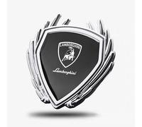 ZKAYHGG Emblema de Coche 3D para Lamborghini Murciélago 2001-2010, Insignia Metálica para Capó Maletero Puerta Decoración Tuning Accesorios,D