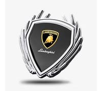 ZKAYHGG Emblema de Coche 3D para Lamborghini Murciélago 2001-2010, Insignia Metálica para Capó Maletero Puerta Decoración Tuning Accesorios,B