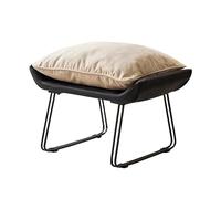 ZKBDBWTR Reposapiés, Puff Otomano Sofá, Apoyapies Sillón Relax, Taburete Bajo Escritorio, Banqueta Pequeña Salón Dormitorio Oficina Entrada(Black)