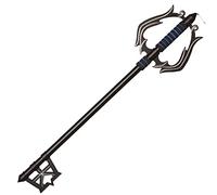 ZKBWFLA Kingdom Hearts - Llaves para Cosplay, Llave Negra (3 unidades, Fantasy, Sora, Set, Automático, Sin Baterías, Acero Inoxidable, Para todas las edades)